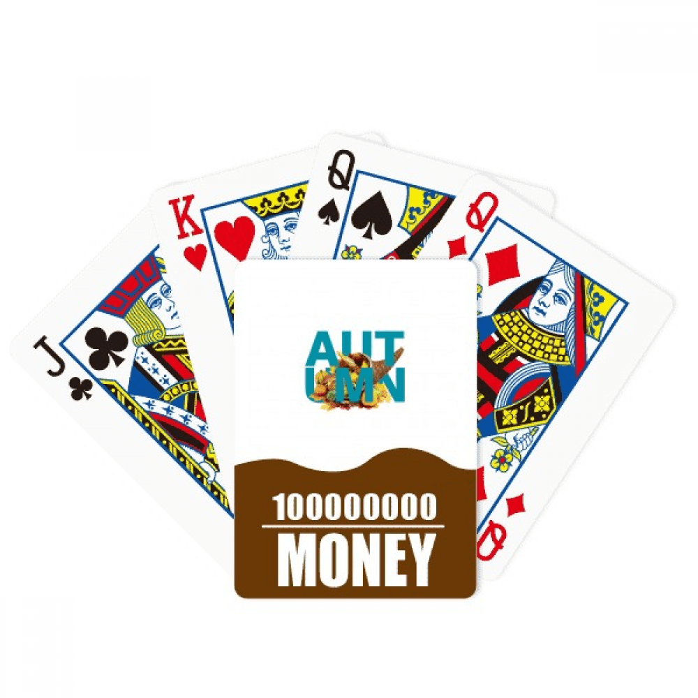 Bumper Harvest Fruits Vegetables Autumn Poker Playing Card Funny Hand Game