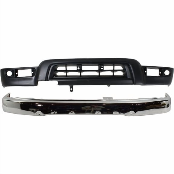 Bumper Kit For 99-2002 Toyota 4Runner Base SR5 Models Front 2Pc
