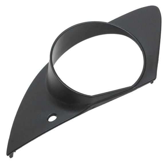 Bumper Light Cover Front Left - Black Painted Horizontal Billet Style-Bumper Fog Light Cover Front Left