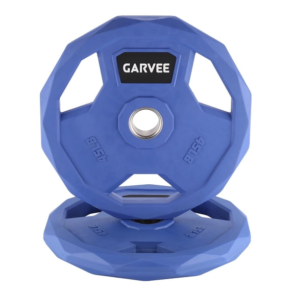 Bumper Plates Set 2 Inch - Rubber Coated Olympi C Weight Plates For Home Gym,Color-Coded Complete Rubber Training Plates,Change Plates,Fractional Plates,Small Plates (2.5-95lbs Single/Pair/Set)