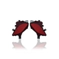 thumbnail image 1 of Bumper Reflector - Compatible/Replacement for '20-22 Toyota Highlander/Hybrid - Rear - Pair, Left Driver + Right Passenger Set - 814800E060, 814900E060, 1 of 4