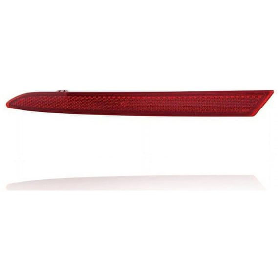 Bumper Reflector - Compatible/Replacement for '11-14 VW Volkswagen Jetta/GLI/Hybrid Sedan - Rear - Left Hand - Driver - 5C6945105 CAPA