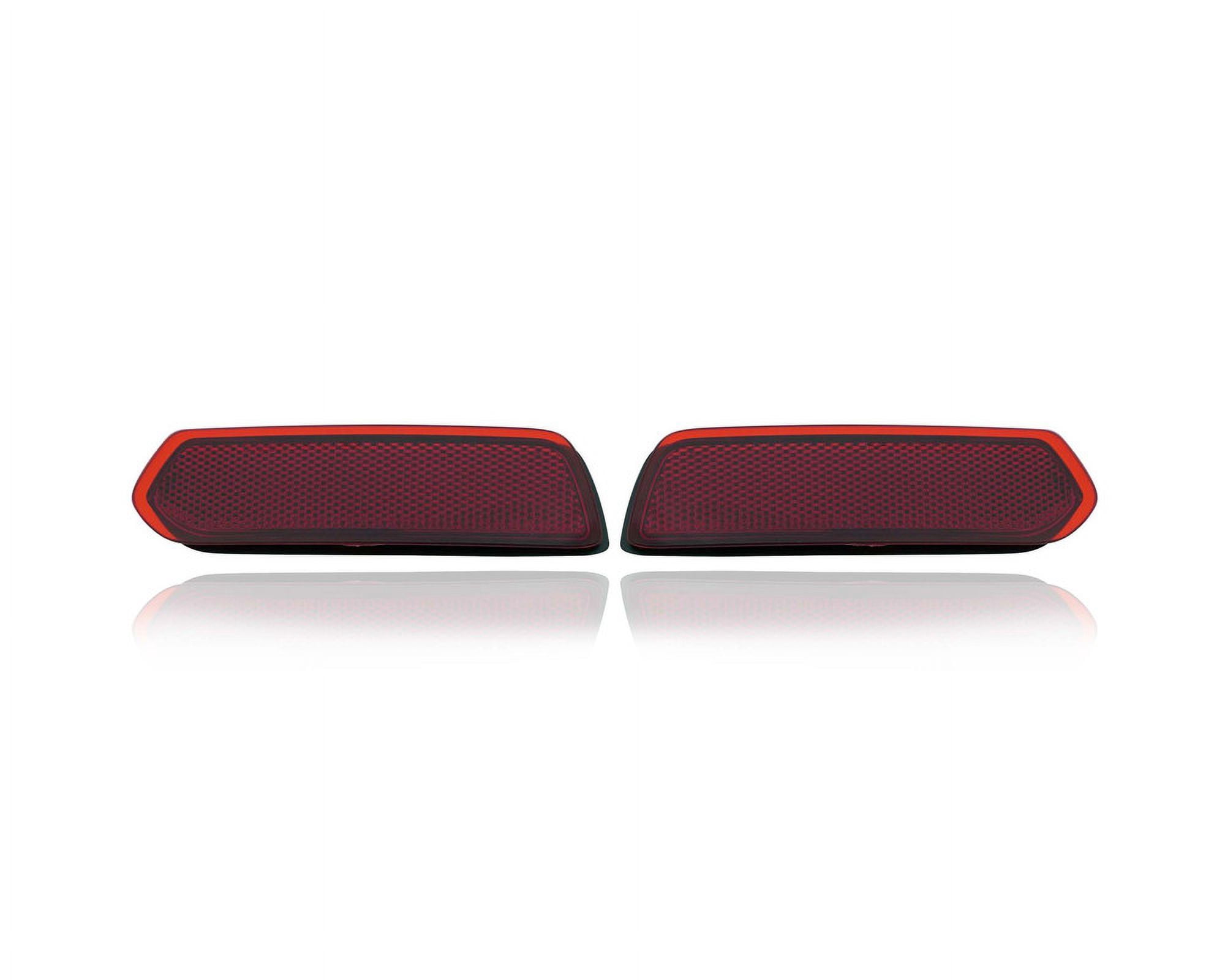 Labwork Left Driver Side Rear Bumper Reflector Red Lens For Honda Pilot 2019-2022