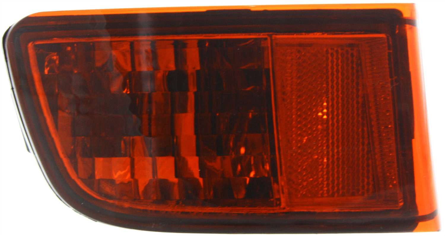 Bumper Reflector Compatible With 2003-2005 Toyota 4Runner Rear, Left Driver