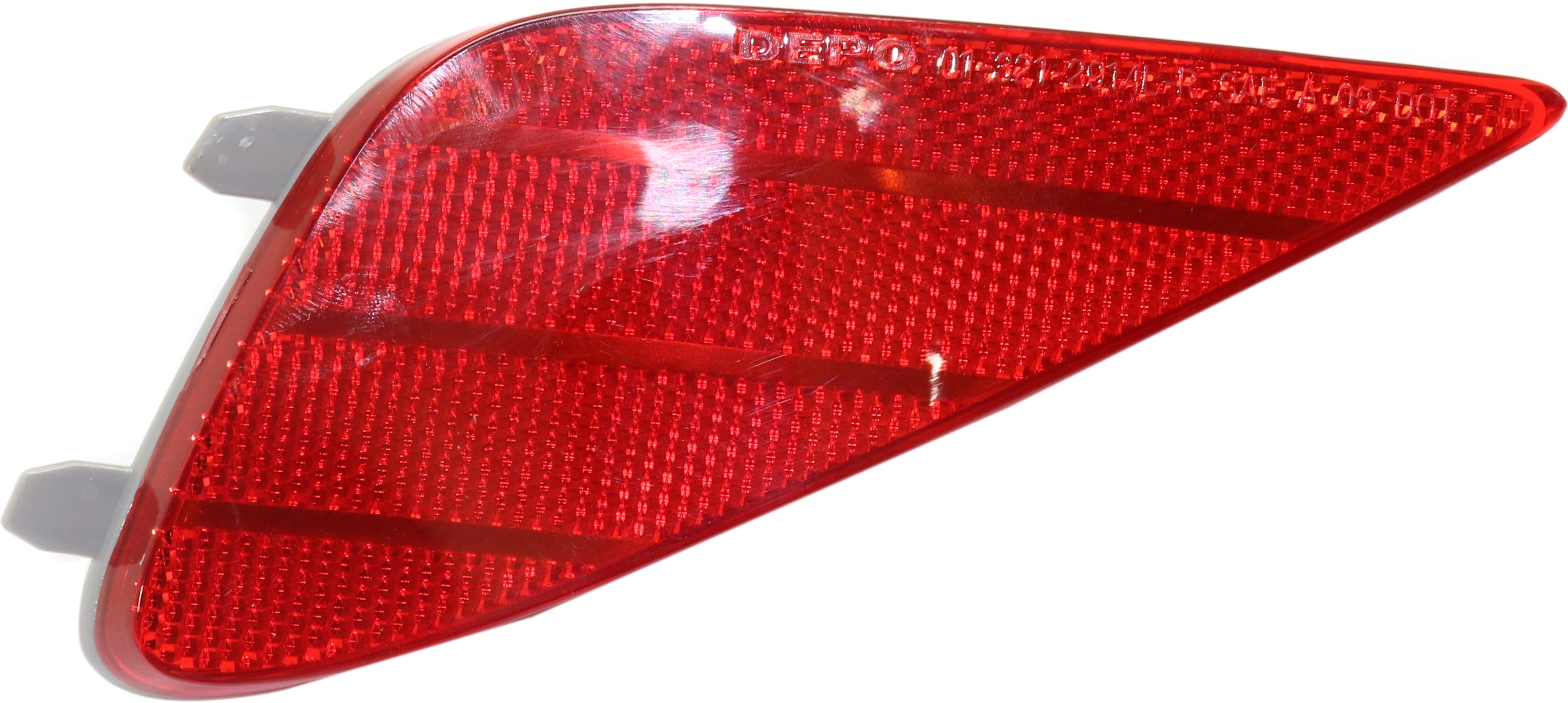 Bumper Reflector Compatible With 2011-2015 Hyundai Sonata Rear, Left Driver CAPA Certified