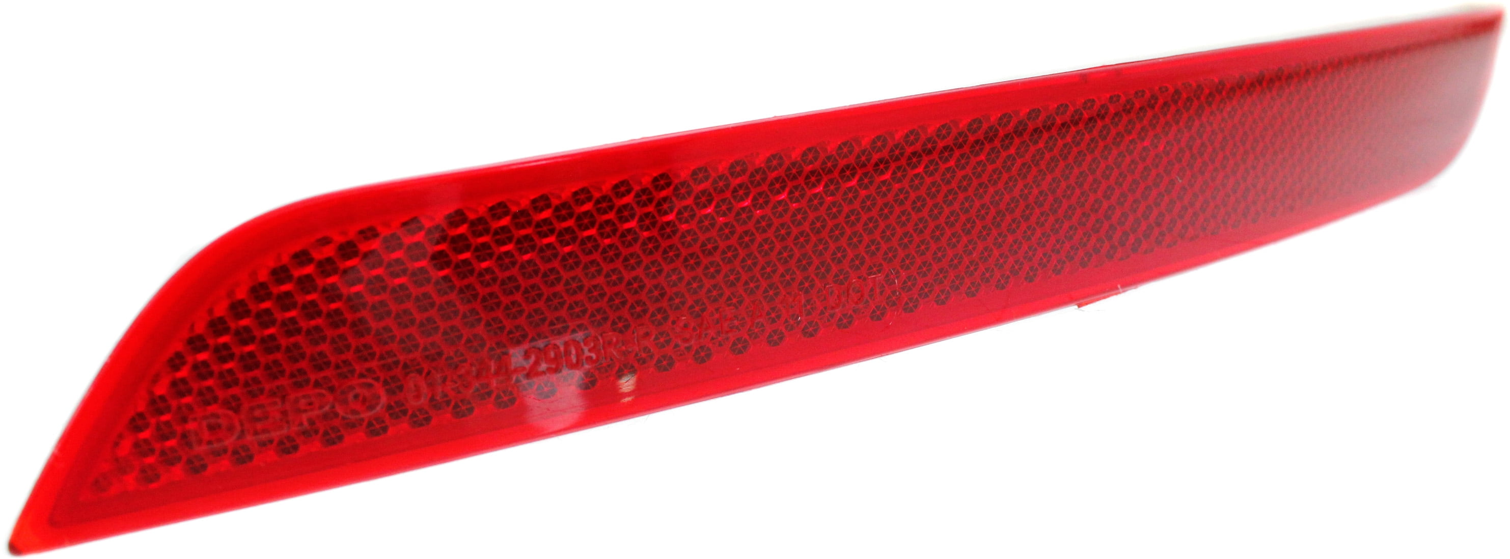 Bumper Reflector Compatible With 2013-2015 BMW 320i xDrive 2012-2015 Rear, Right Passenger