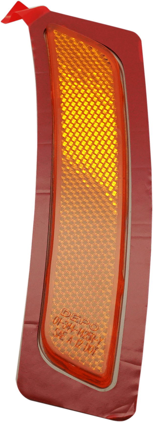 Bumper Reflector Compatible With 2014-2016 BMW 528i xDrive Front, Right Passenger