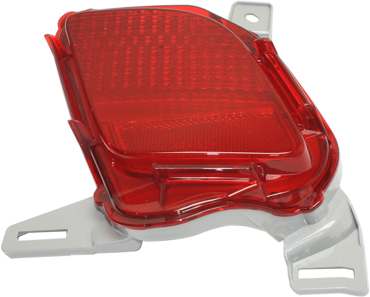 Bumper Reflector Compatible With 2014-2019 Toyota Highlander Rear, Right Passenger