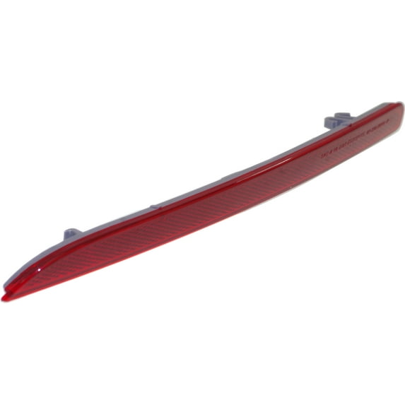 Bumper Reflector Compatible With 2016-2019 Ford Explorer Police Interceptor Utility Rear, Left Driver