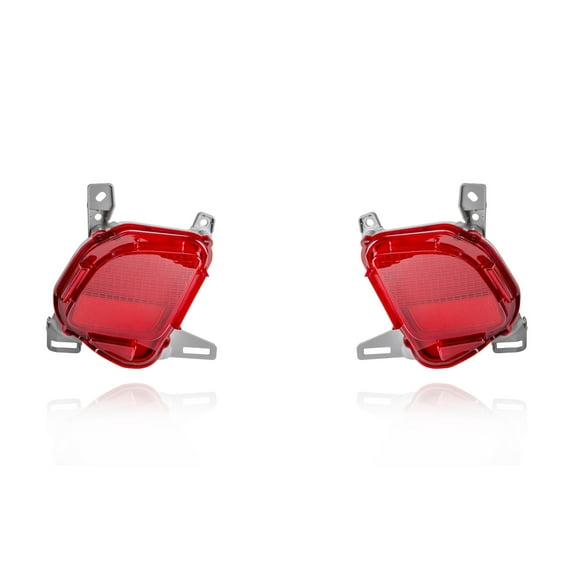 Bumper Reflector - Cooling Direct Fit/For 814800E020, 814900E020 14-19 Toyota Highlander, 14-19 Highlander Hybrid - Rear (Pair, Left Driver + Right Passenger Set) NSF