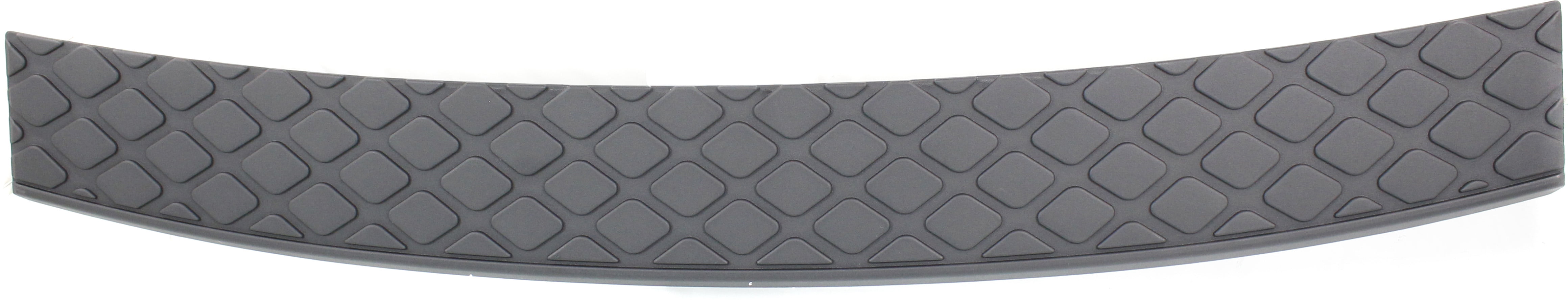 Bumper Step Pad Compatible With 2008-2012 Nissan Pathfinder Center Textured Black