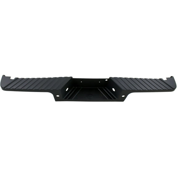 Bumper Step Pad Compatible With 2008 Ford F-250 Super Duty F-350 Center Black