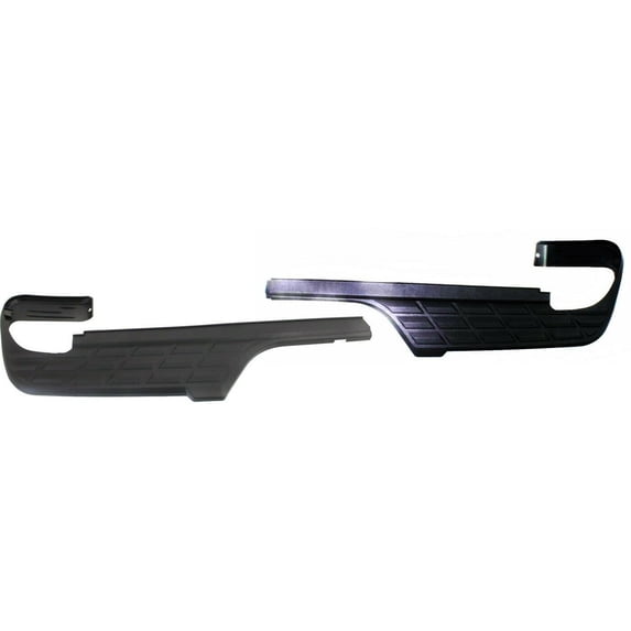 Bumper Step Pad Set for Chevy for Silverado 1500 2007-2013,for GMC for Sierra 1500 2007-2013 Rear Outer 2pc