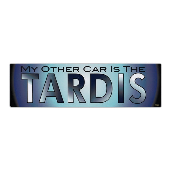 Bumper Sticker - My Other Car Is The Tardis - Doctor Who Decal - 9.75 ...
