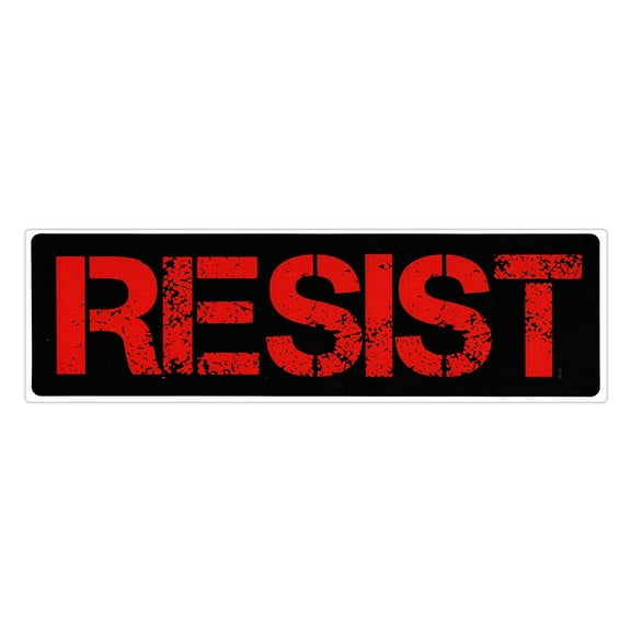 Bumper Sticker - Resist - Women's Movement Protests Decal - 9.75" x 3"