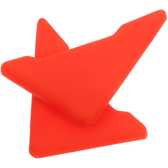 LULULION 2Pcs Red Silicone Car Door Protector Edge Guards for Vehicle Bump Protection and Easy Installation
