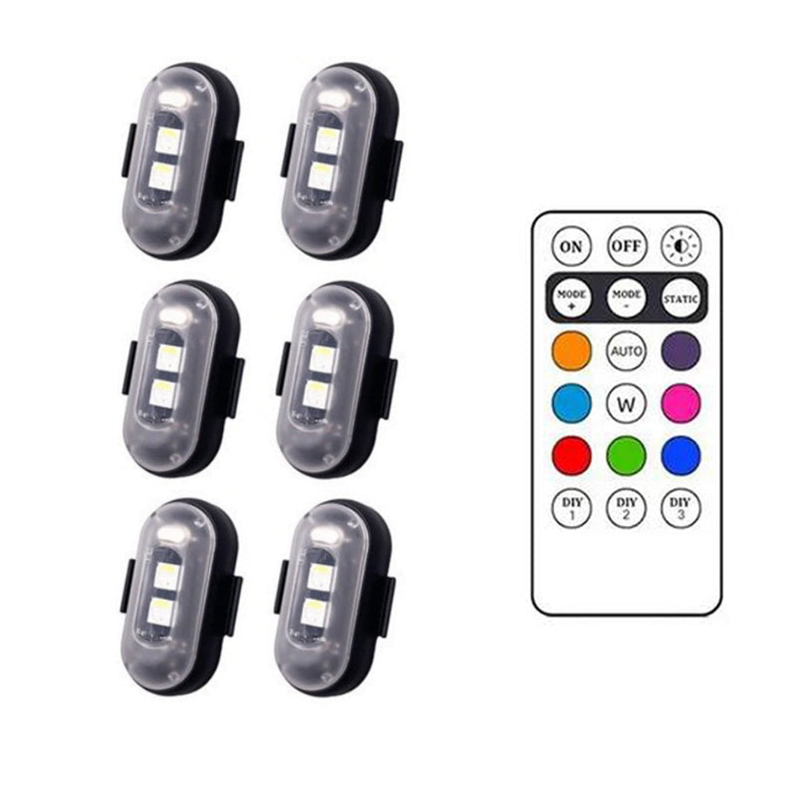 Bumper Tape Remote Control Mode Colorful LED Flashing Lights