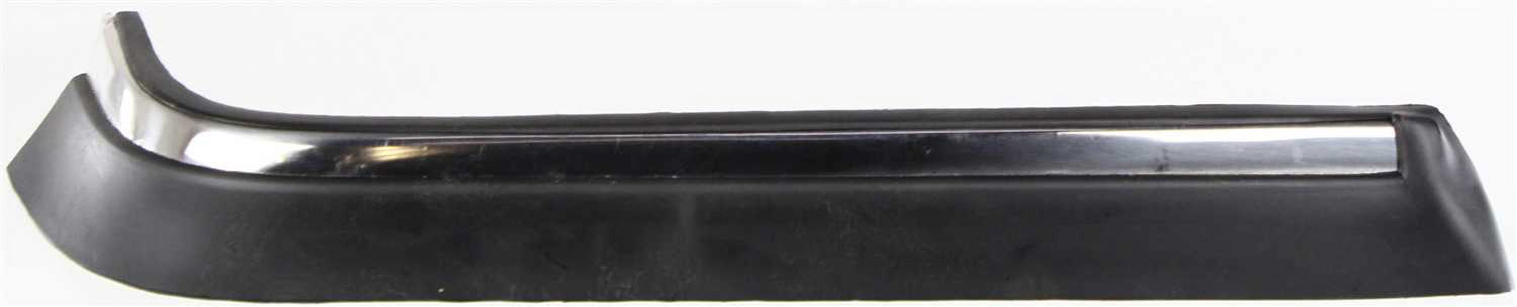 Bumper Trim Compatible With 1990-1993 Volvo 240 1986-1989 244 Rear, Right Passenger Side, Outer Black