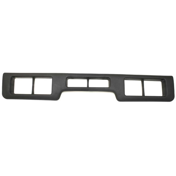 Bumper Trim Compatible With 1993-1996 Ford F-250 1997 HD Front, Center Black