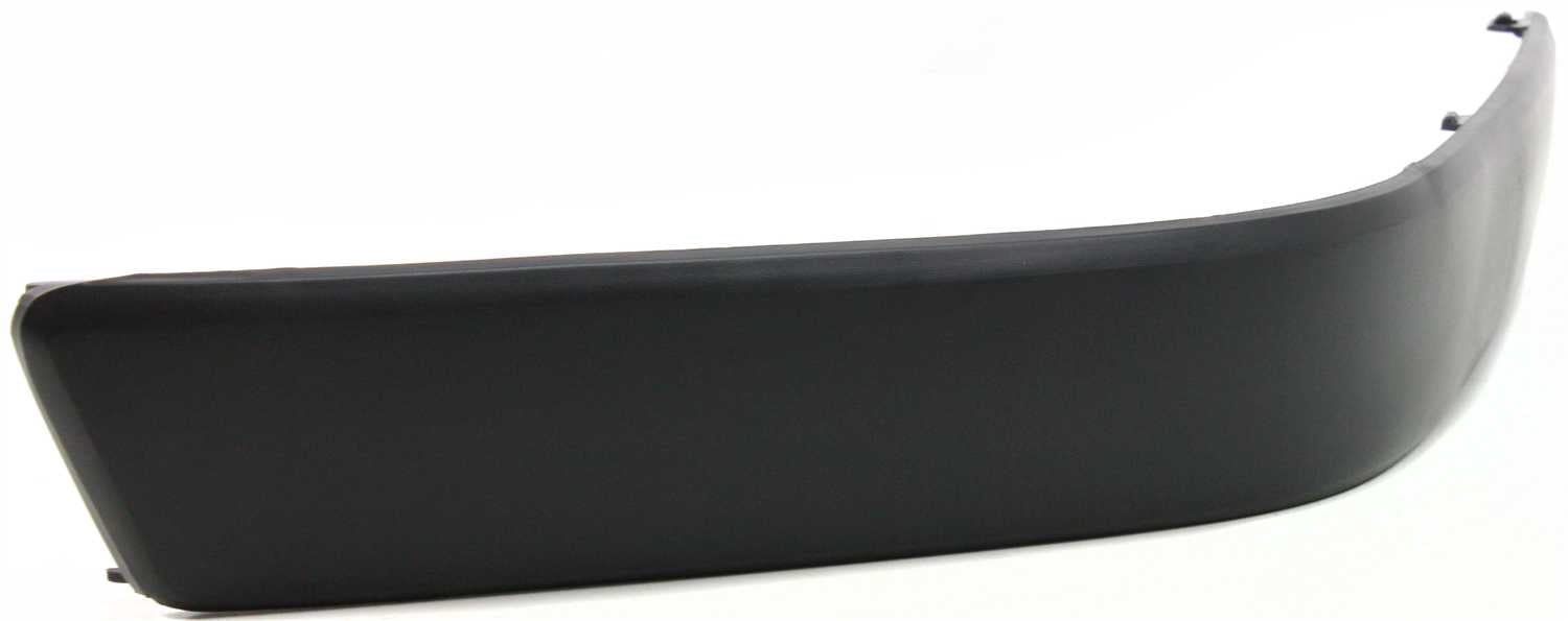 Bumper Trim Compatible With 1995-1997 Toyota Tercel Front, Right Passenger Black
