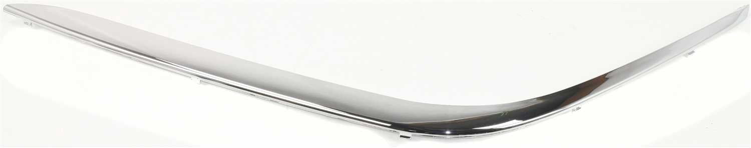 Bumper Trim Compatible With 1995-2001 BMW 750iL 1995, 1997-2001 740i Front, Left Driver Side, Outer Chrome