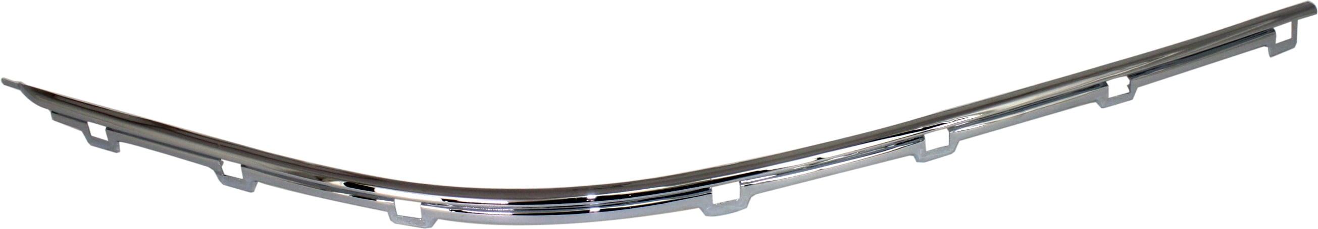Bumper Trim Compatible With 1997-2000 BMW 528i 540i Front, Right Passenger Side, Outer Chrome