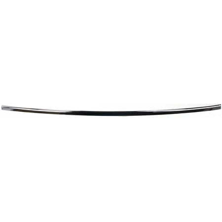 Bumper Trim Compatible With 1998-2002 Lincoln Town Car Rear, Center Chrome