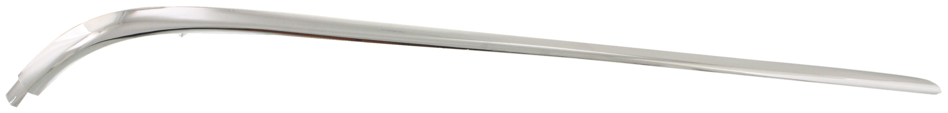 Bumper Trim Compatible With 1998-2002 Lincoln Town Car Rear, Left Driver Side, Outer Chrome