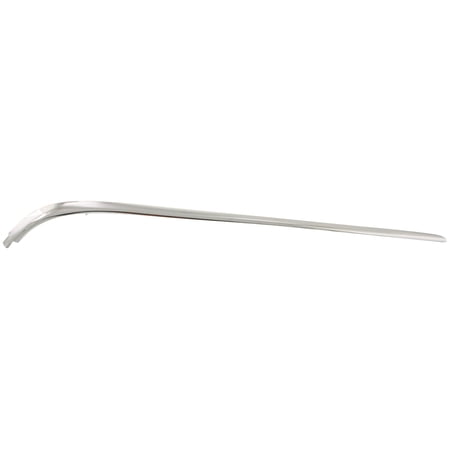 Bumper Trim Compatible With 1998-2002 Lincoln Town Car Rear, Left Driver Side, Outer Chrome