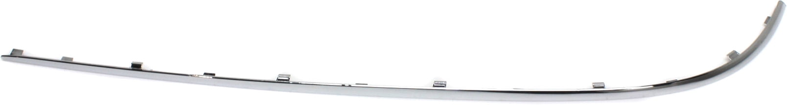Bumper Trim Compatible With 2003-2005 Mercedes Benz E320 2006 E350 Rear, Left Driver Side, Outer Chrome