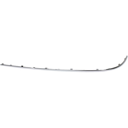 Bumper Trim Compatible With 2003-2005 Mercedes Benz E320 2006 E350 Rear, Left Driver Side, Outer Chrome