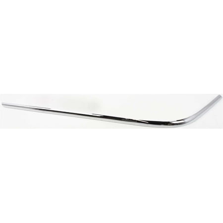 Bumper Trim Compatible With 2003-2011 Lincoln Town Car Rear, Left Driver Chrome