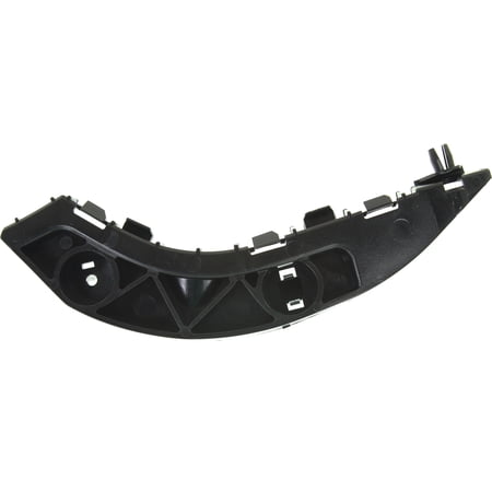 Bumper Trim Compatible With 2006-2011 Honda Civic Front, Left Driver Black