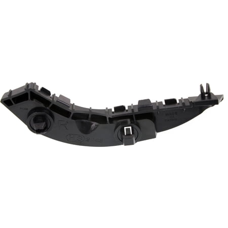 Bumper Trim Compatible With 2006-2011 Honda Civic Front, Right Passenger Black