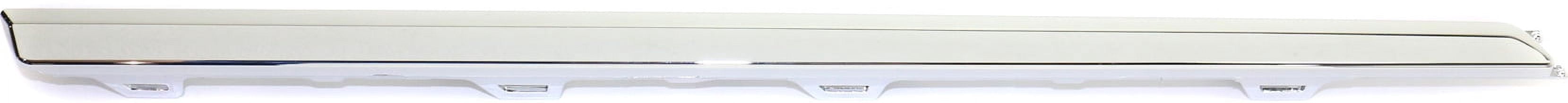 Bumper Trim Compatible With 2007-2010 Volkswagen Passat Rear, Left Driver Chrome