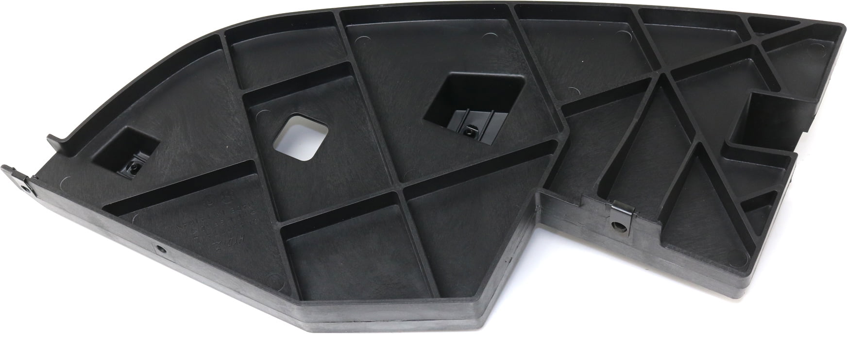Bumper Trim Compatible With 2007-2014 GMC Yukon XL 1500 Front, Left Driver Side, Outer Black