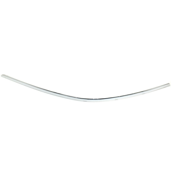 Bumper Trim Compatible With 2012-2014 Mercedes Benz C250 C300 Rear, Left Driver Side, Outer Chrome