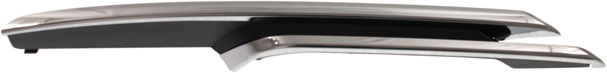 Bumper Trim Compatible With 2012-2015 BMW 320i 2013-2015 xDrive Front, Right Passenger Chrome