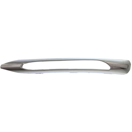 Bumper Trim Compatible With 2012-2015 Mercedes Benz C250 2012-2014 C300 Front, Left Driver Chrome