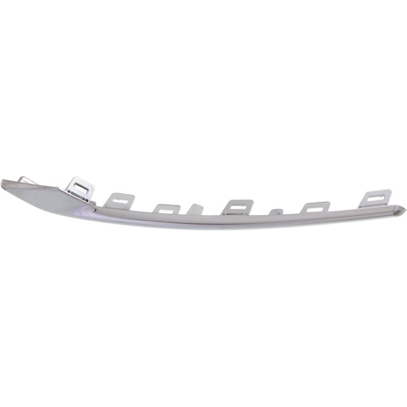 Bumper Trim Compatible With 2014-2017 Honda Odyssey Front, Left Driver Side, Upper Chrome