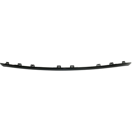 Bumper Trim Compatible With 2015-2017 Chrysler 200 Front, Center Black CAPA Certified