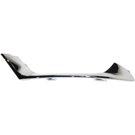 Bumper Trim Compatible With 2015-2017 Chrysler 200 Front, Left Driver Side, Outer Chrome