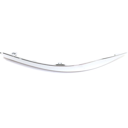 Bumper Trim Compatible With 2015-2019 Nissan Murano Rear, Left Driver Side, Outer Chrome
