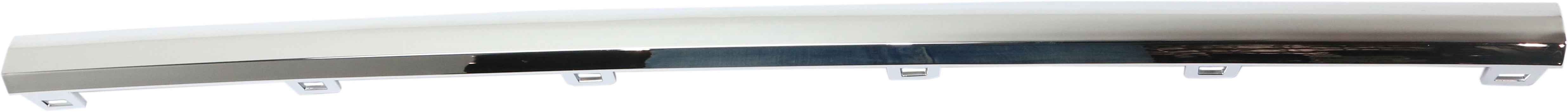 Bumper Trim Compatible With 2016-2017 GMC Terrain Rear, Center Chrome