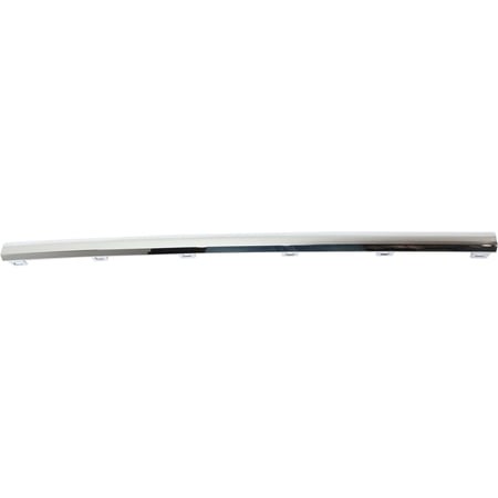 Bumper Trim Compatible With 2016-2017 GMC Terrain Rear, Center Chrome