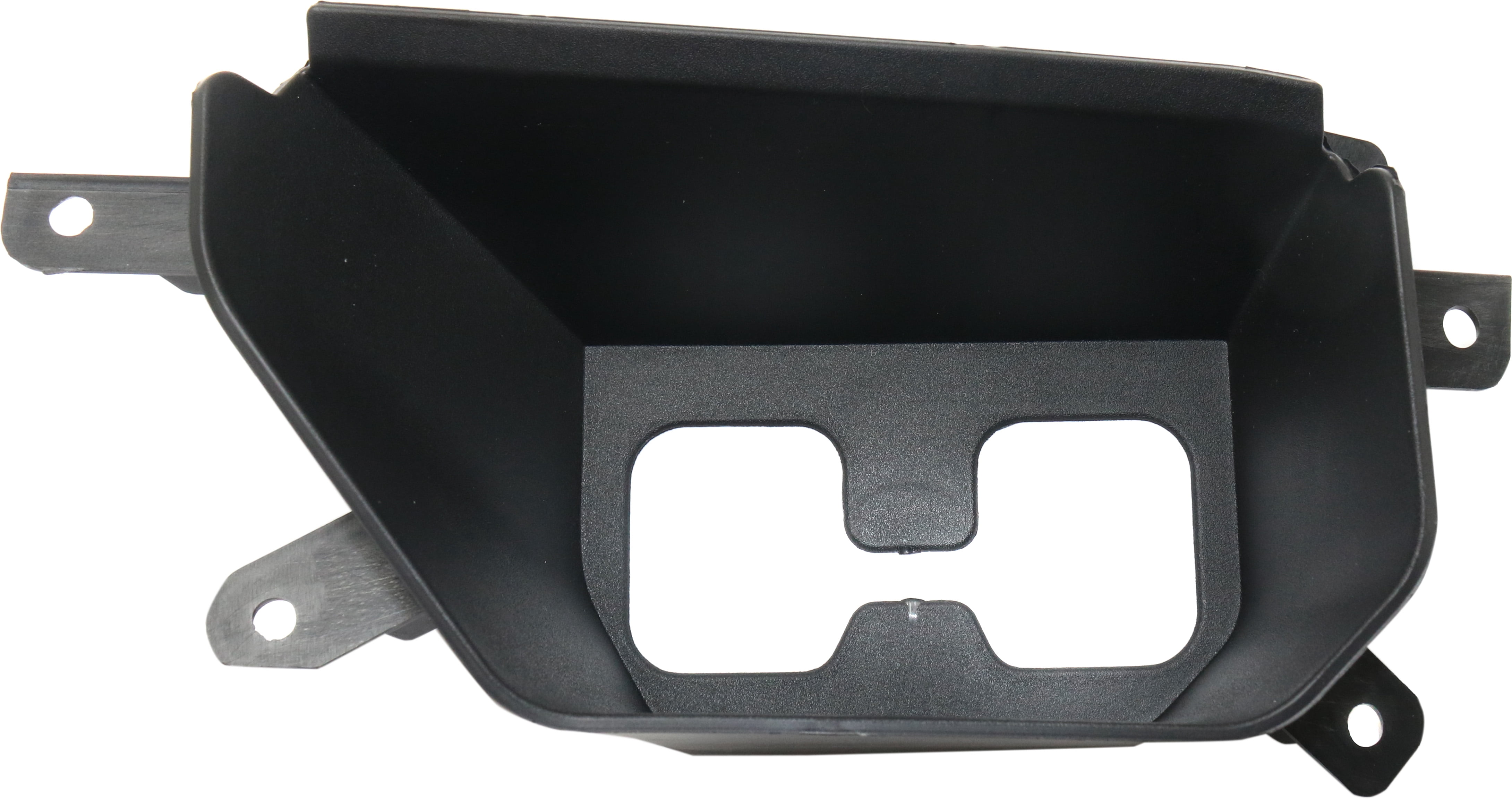 Bumper Trim Compatible With 2016-2019 GMC Sierra 1500 2019 Limited Front, Left Driver Black