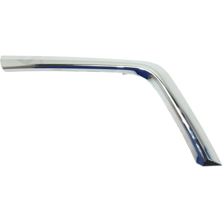 Bumper Trim Compatible With 2016-2019 Mitsubishi Outlander Sport RVR Front, Left Driver Side, Lower Chrome