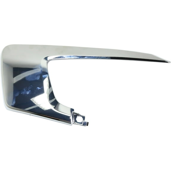 Bumper Trim Compatible With 2016-2019 Mitsubishi Outlander Sport RVR Front, Left Driver Side, Upper Chrome