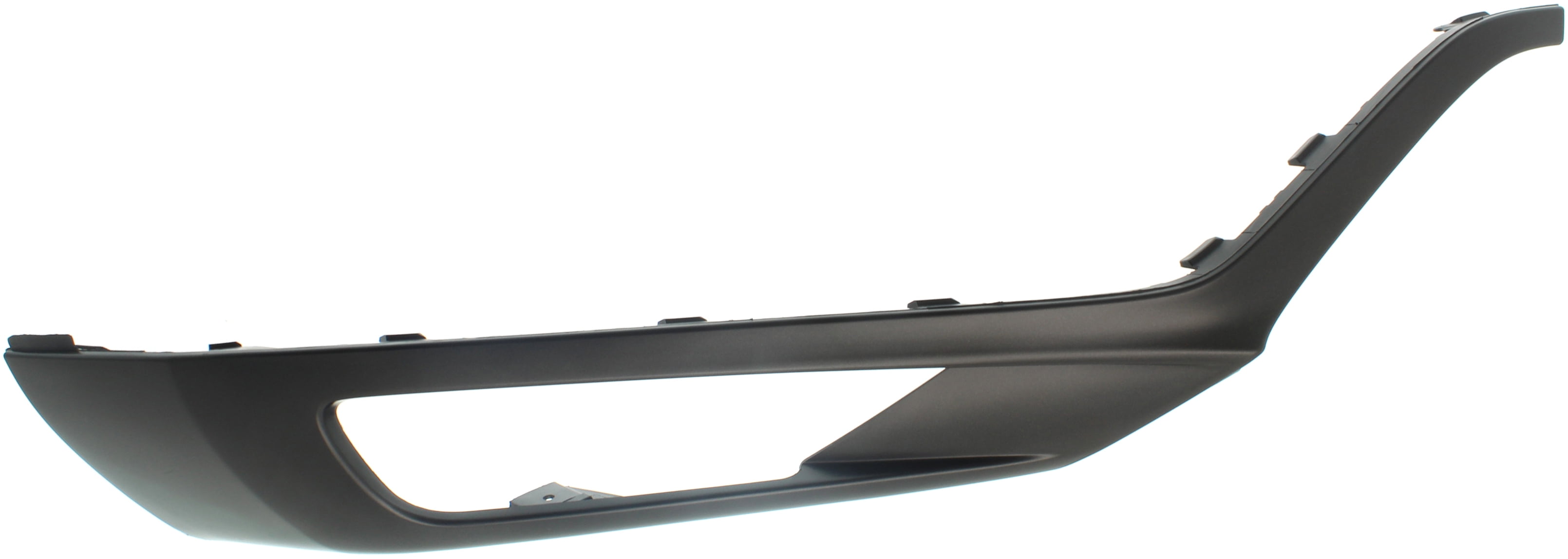 Bumper Trim Compatible With 2016-2019 Volvo XC90 Front, Right Passenger Side, Outer Black
