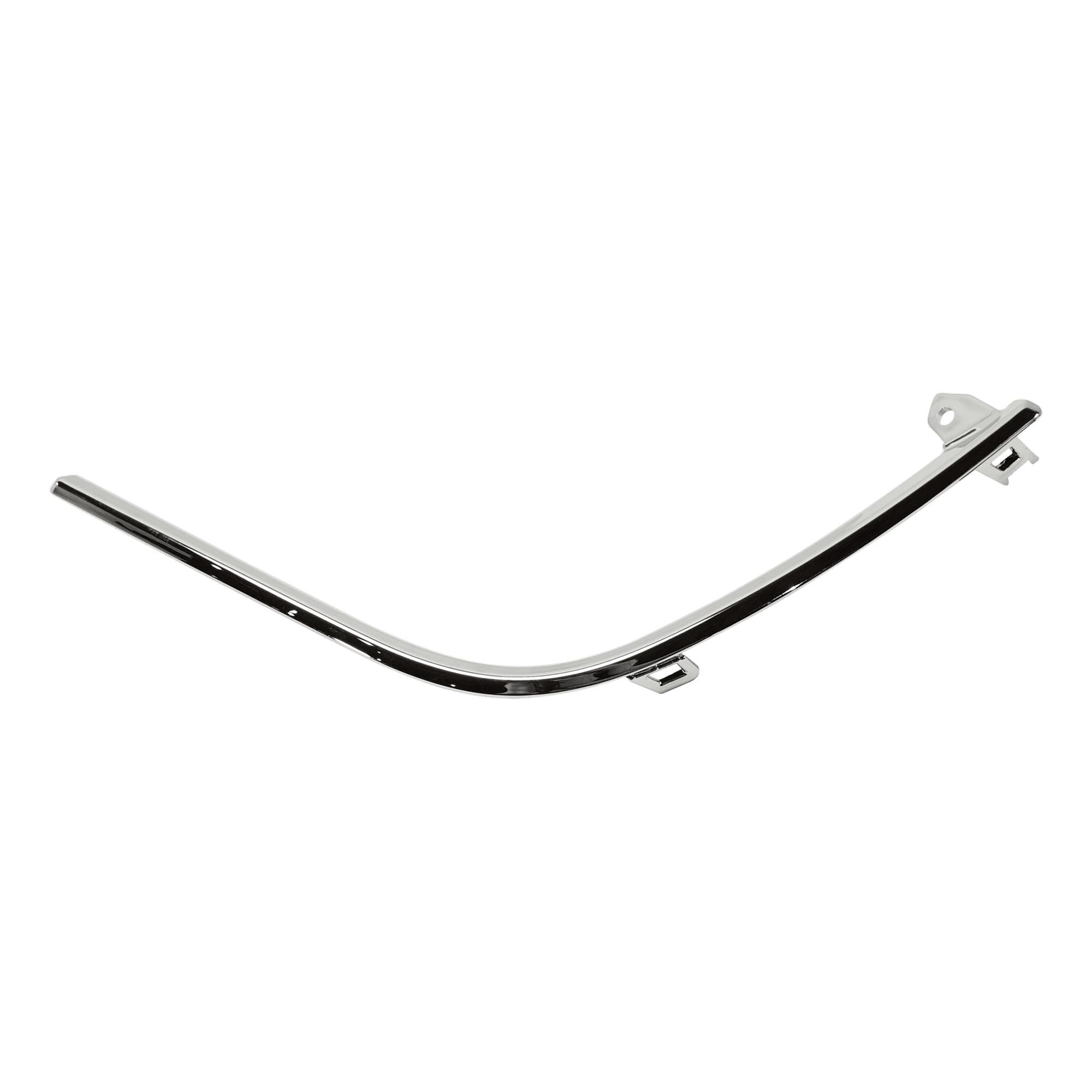 Bumper Trim Compatible With 2017-2019 Toyota Highlander Rear, Left Driver Side, Upper Chrome